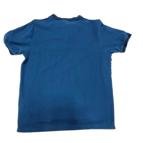 Fratini men's blue stripped polo size large - Picture 5 of 7